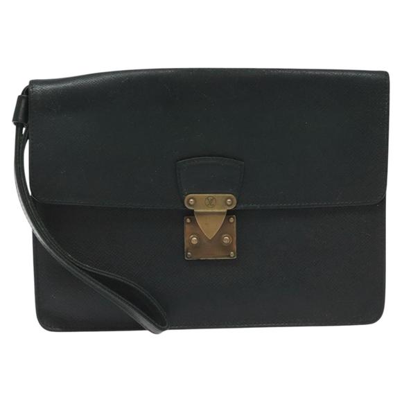 LOUIS VUITTON Taiga Pochette Kourad Clutch Bag Epicea M30194 LV Auth bs23129 - Picture 13 of 16